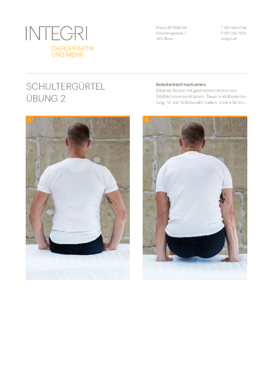 Übung Schultergürtel 2