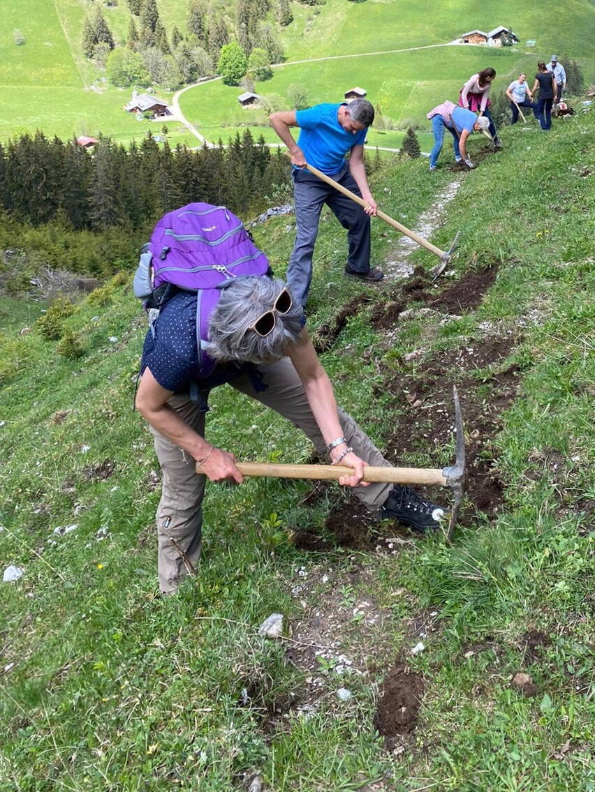 Wanderwege begehbar machen