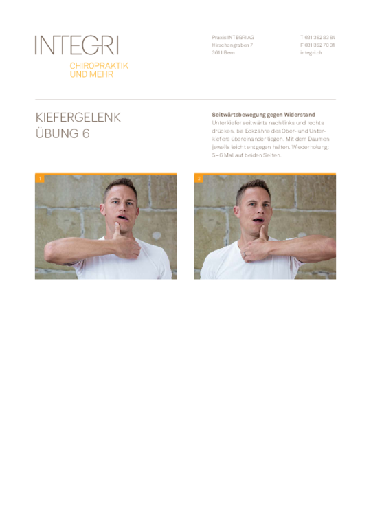 Übung Kiefergelenk 6