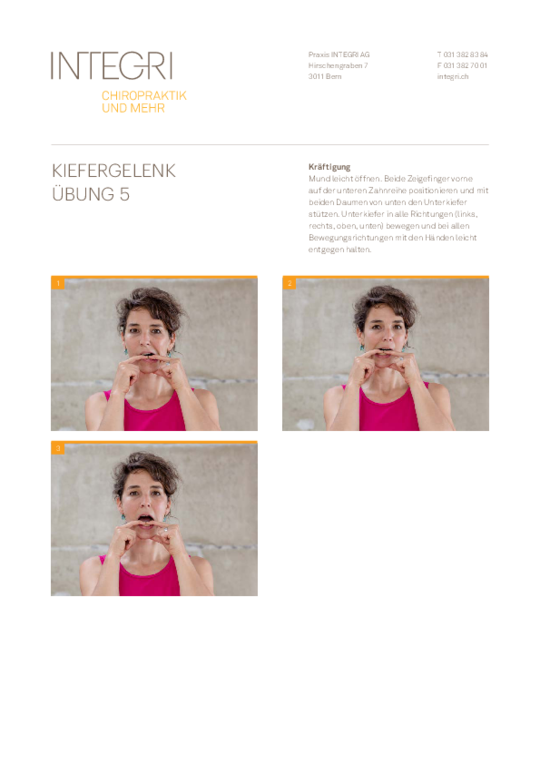 Übung Kiefergelenk 5