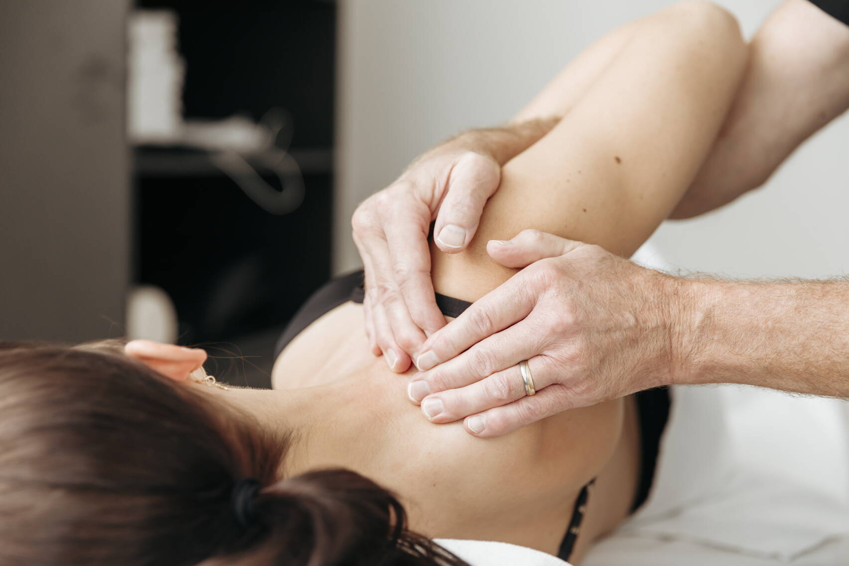 Manuelle Lymphdrainage, Schulter Manuelle Lymphdrainage, Schulter