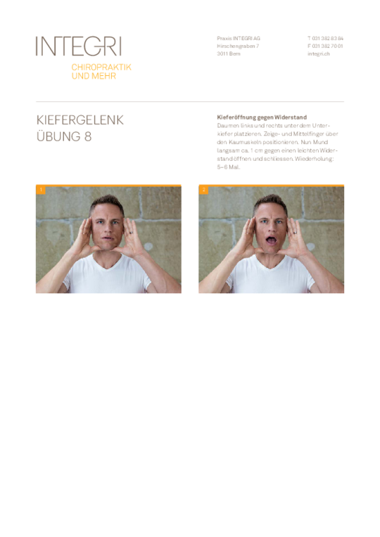 Übung Kiefergelenk 8