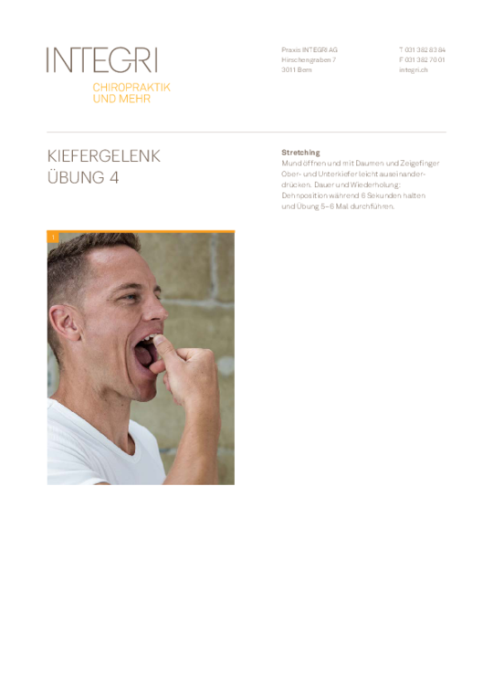 Übung Kiefergelenk 4